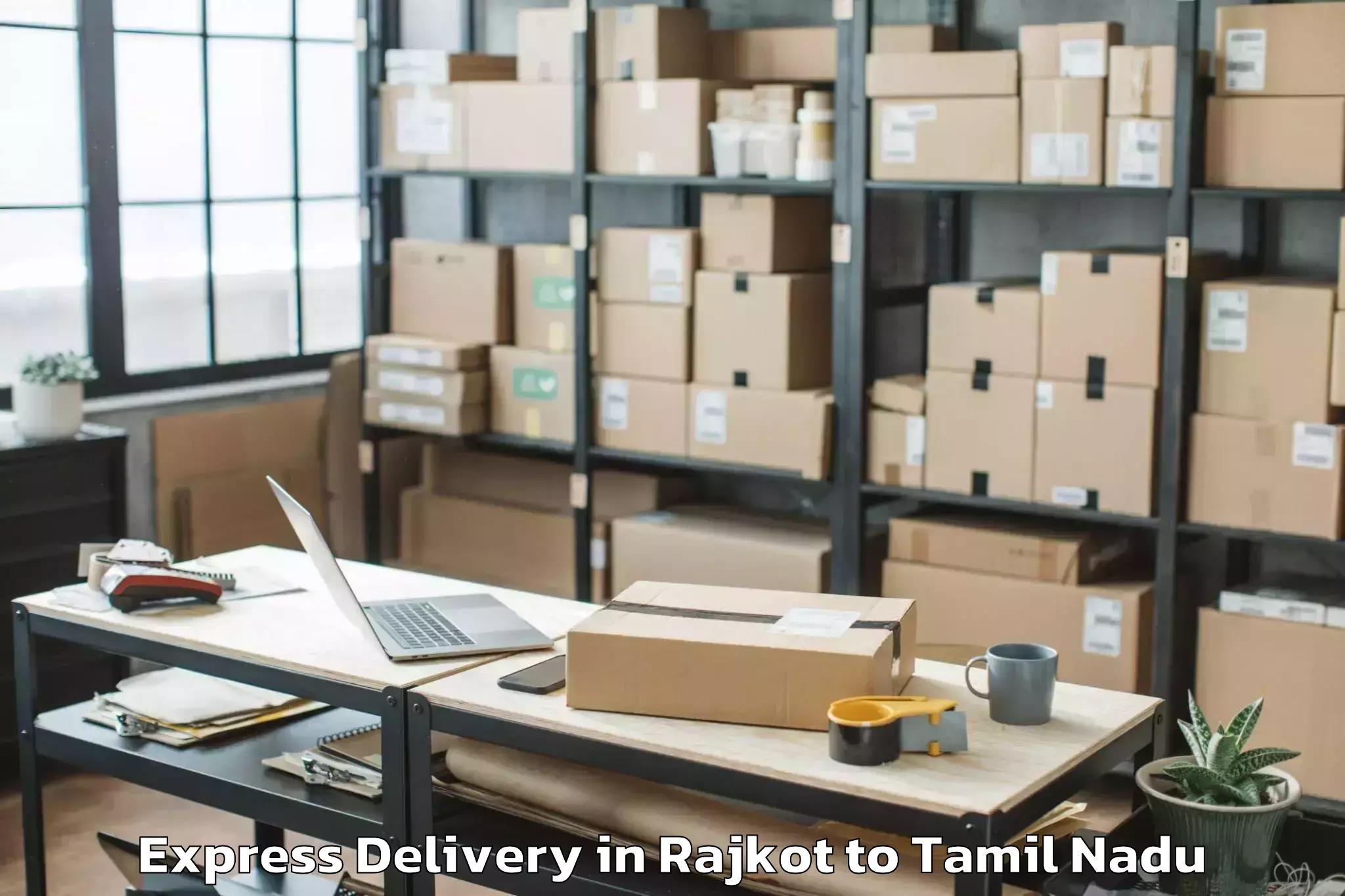 Quality Rajkot to Pallipattu Express Delivery